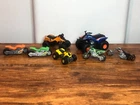 7 Rare Vintage Motorcycles & Quads Die-cast: Hot Wheels Alexis, Harley Davidson