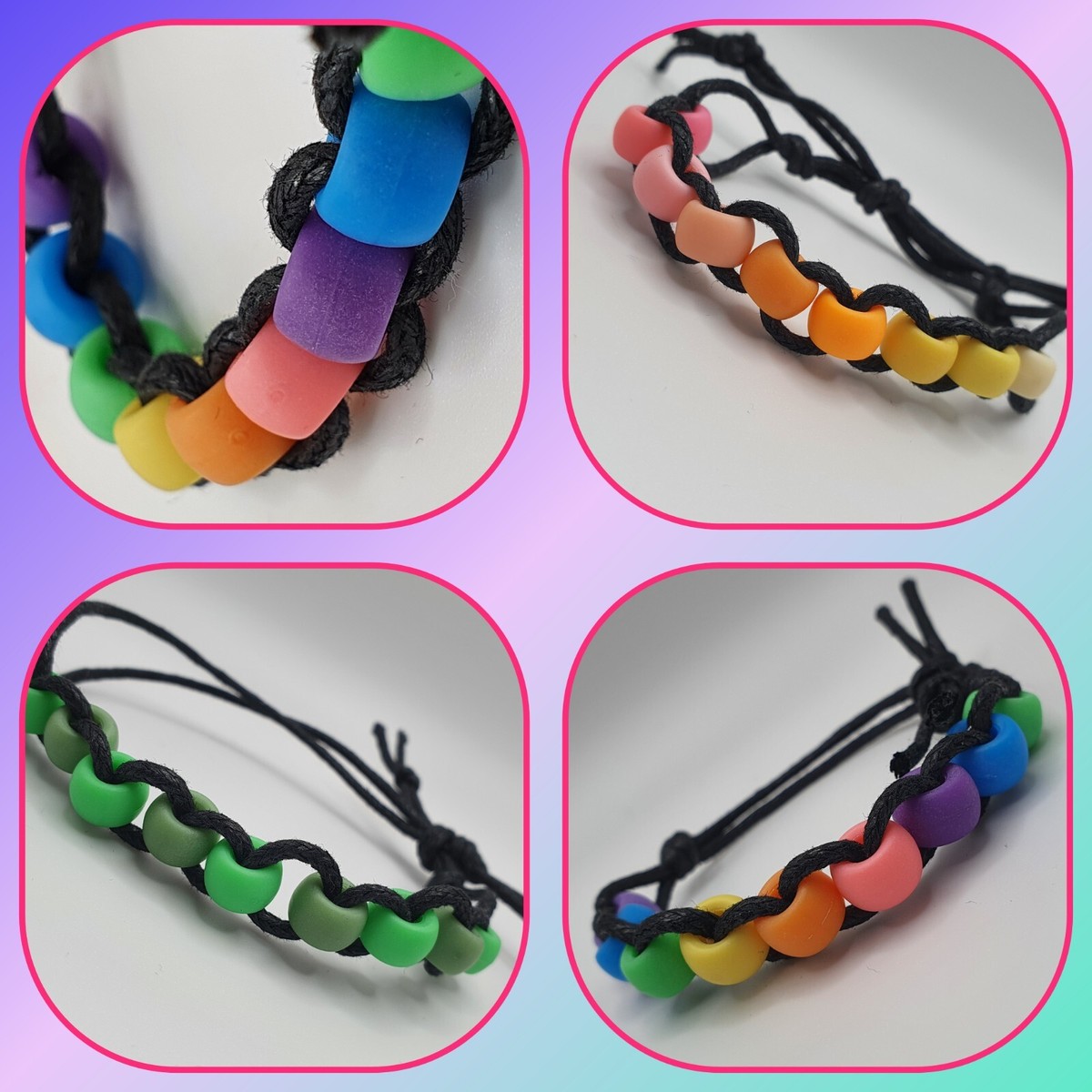 Aiuti Sensoriali Ansia Collane Masticabili Sensoriali In Silicone - Giocattoli Anti-Ansia Per Autismo E ADHD Chewy Tubes - Foto 12