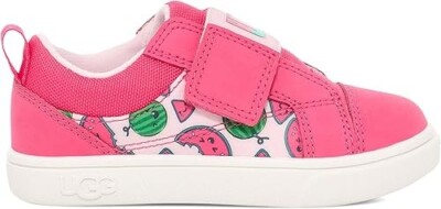 UGG Kids Rennon Low Watermelon Stuffie Pink Sneaker 10 UK, Brandneu, Originalverpackt