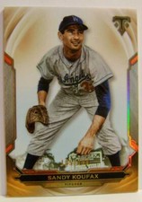 SANDY KOUFAX /199 AMBER BASE CARD 2019 TOPPS TRIPLE THREADS