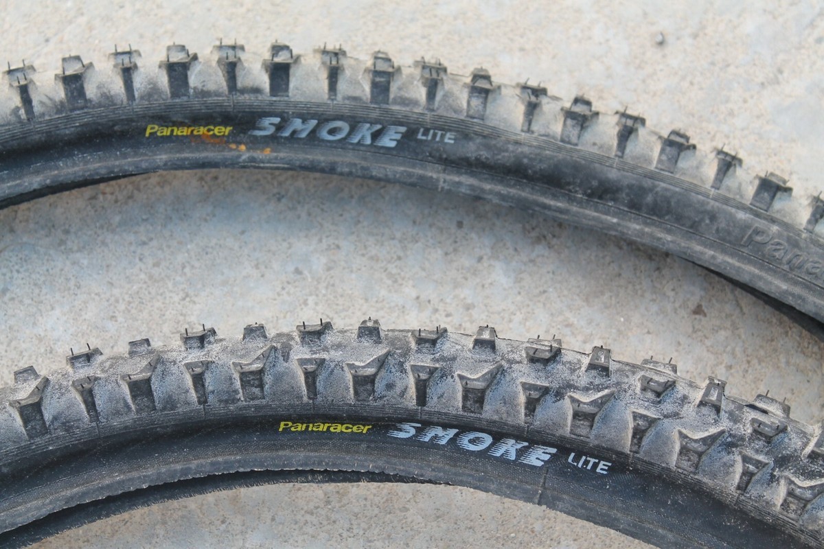 Nos Set De Pneus Rétro PANARACER SMOKE LITE 26 X 1.90 Noir Vintage