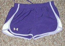 UNDER ARMOUR size YLG LOOSE youth shorts soft NAVY