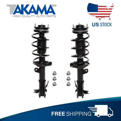 2 pcs TAKAMA Complete Front Strut Coil Spring Set For 13-15 HONDA CIVIC SEDAN