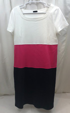 Women's Talbots Colorblock Dress Medium