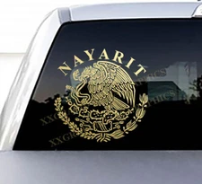 Nayarit Escudo Estados Decal Sticker Aguila De Mexico Flag Bandera NAY