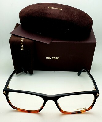 New Tom Ford Reading Glasses TF 5295 056 56-17 Black Tortoise Gold