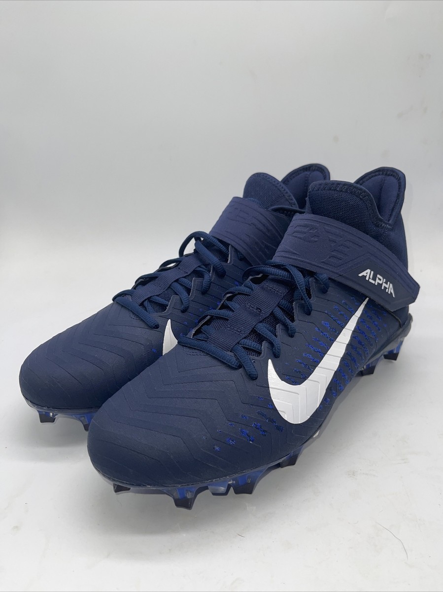 Nike Alpha Menace Pro 2 Mens AQ3209-401 Navy Blue Football Cleats
