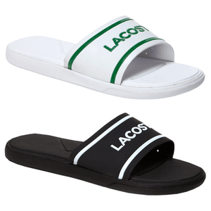 lacoste rubber slides