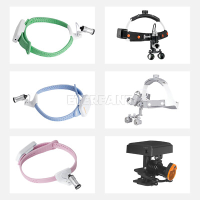 ETERFANT Dental Headband Loupes Surgical Medical Binocular Glass&LED Head Light