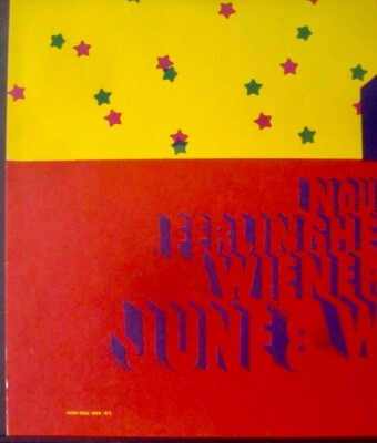 INCREDIBLE POETRY NR24 NEON ROSE 1968 concert poster VICTOR