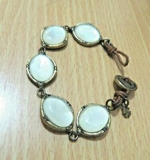 Lucky Brand MOP Lucite Link Bracelet 