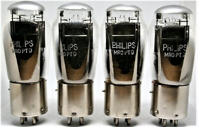 PT9 PHILIPS italien TUBE NOS NIB NEU METAL BASE MATCHED QUAD WESTERN ELECTRIC 