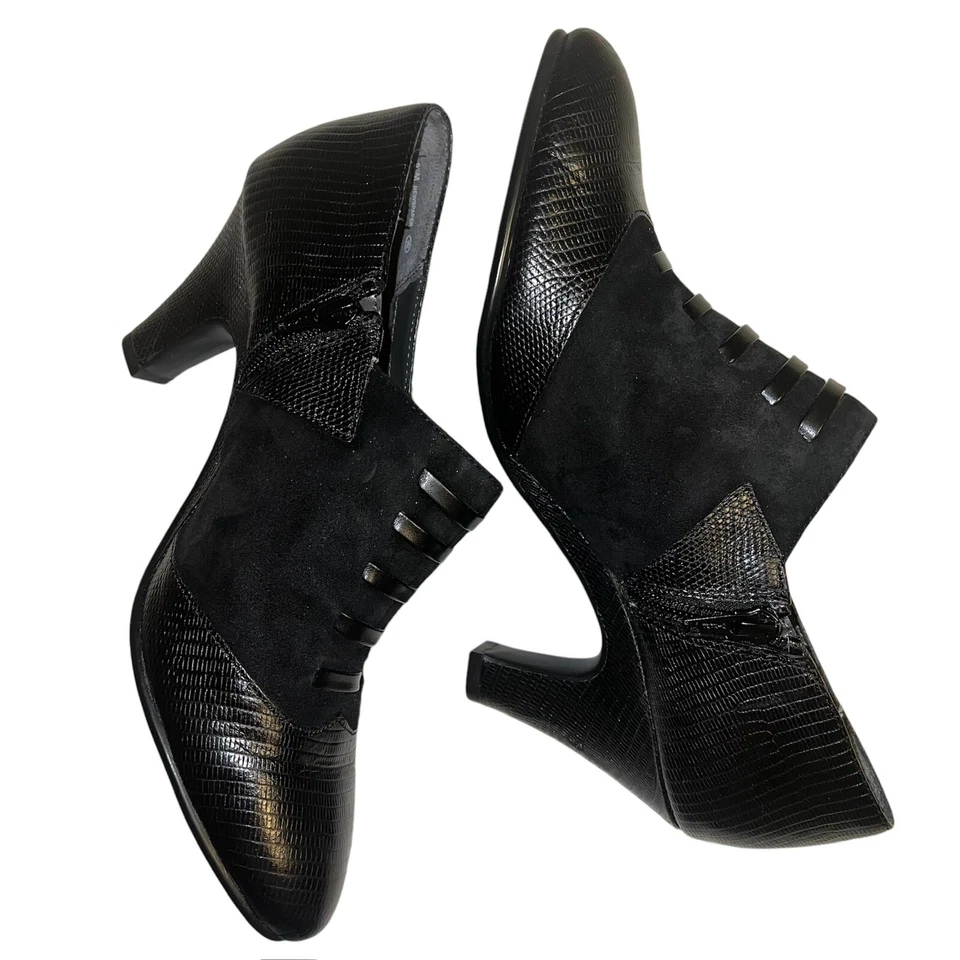 Aerosoles Mujer Negro Periódico Tacones Talla 9 1/2M Foto 4 de 4