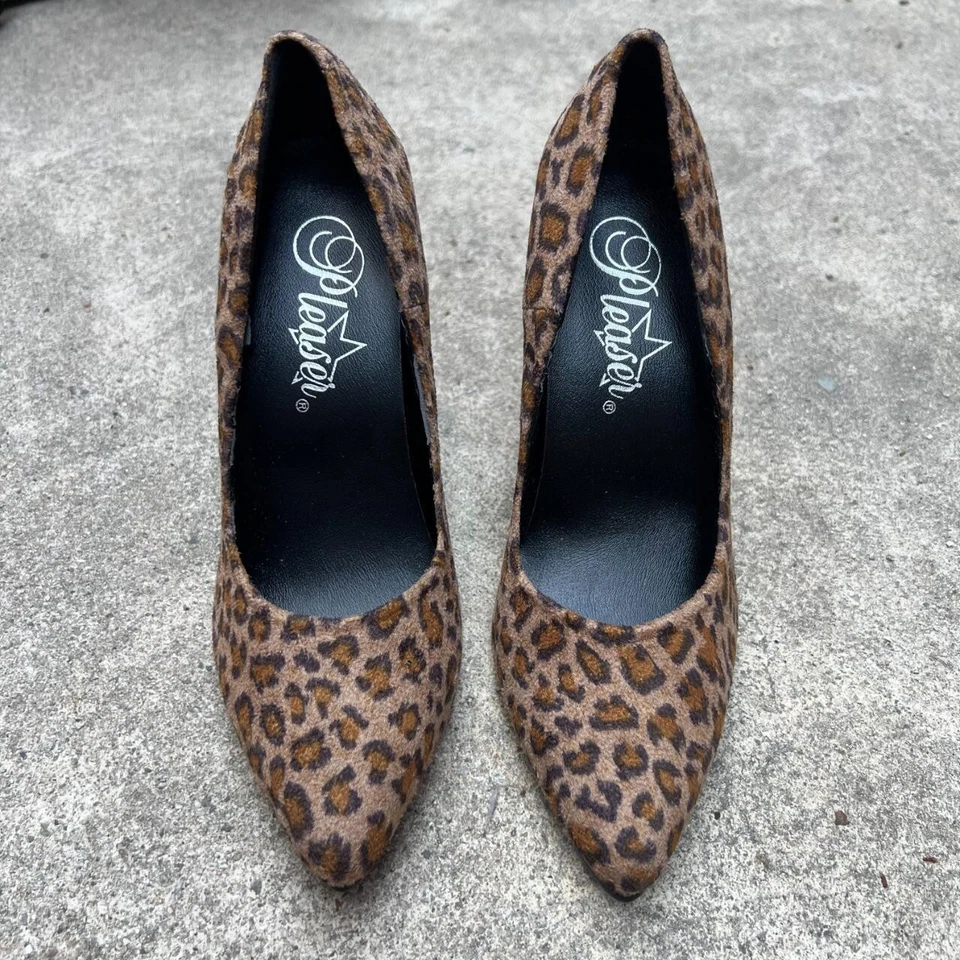 Y2K Pleaser Cheetah Pumps / Size 6 - Image 2 of 4