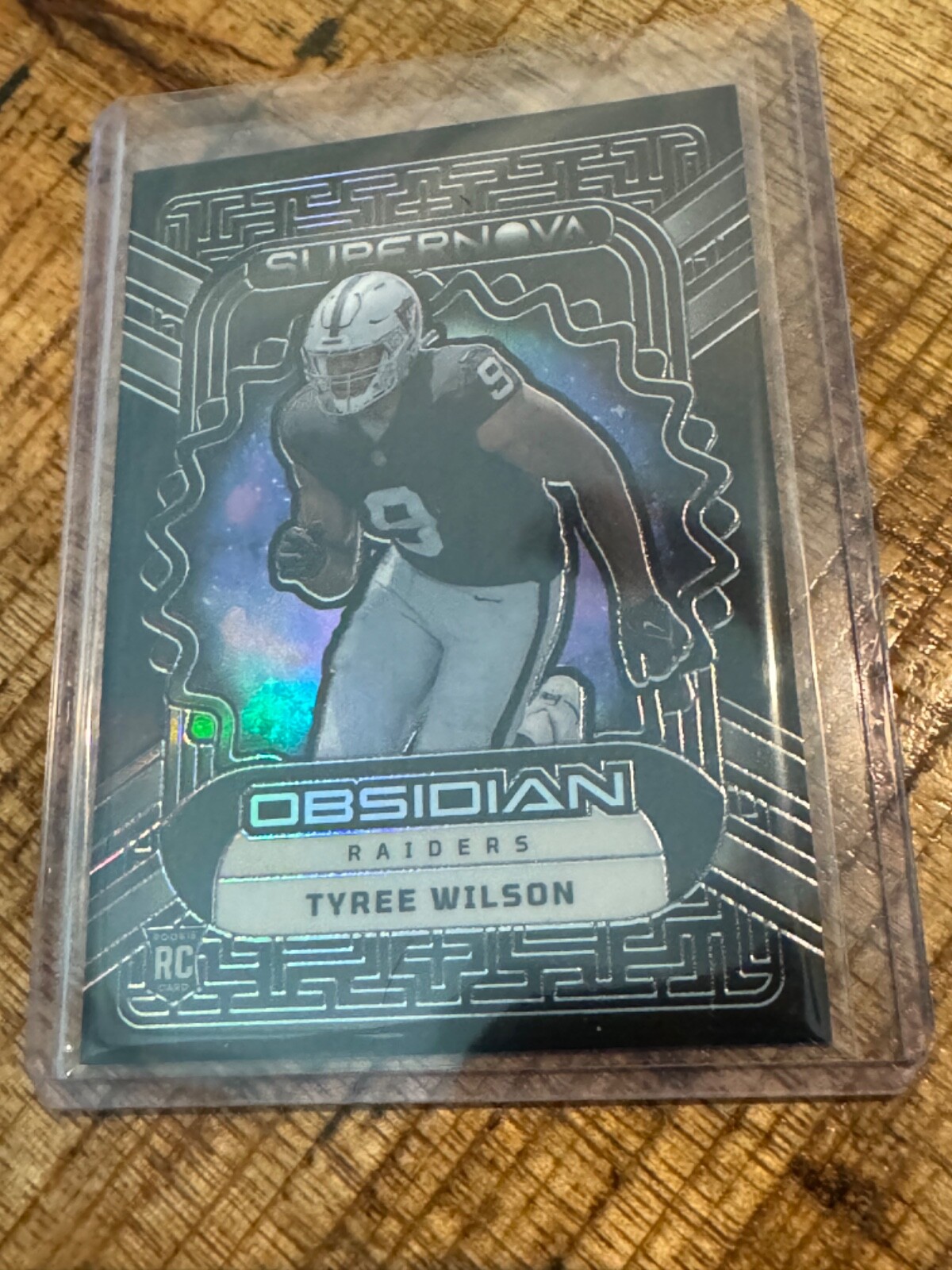 Tyree Wilson 2023 Obsidian #’d/135 Supernova Silver Prizm Holo Rookie RC