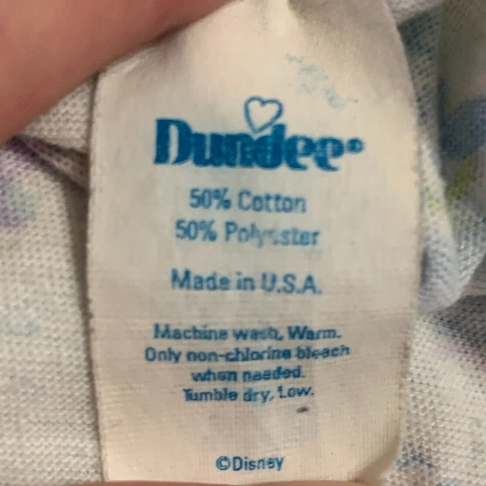 Vintage Dundee Mickey Mouse Bassinet Sheet Set Blue Baby Nursery 3 Piece USA - Image 2 of 4