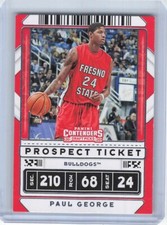 2020-21 Panini Contenders Draft Picks - Prospect Ticket #19 Paul George