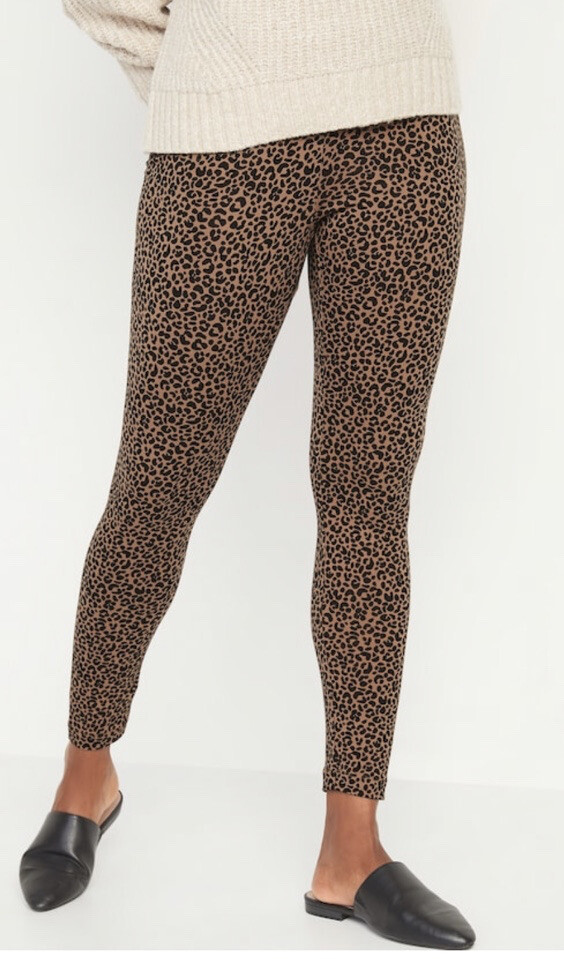 Old Navy Size S Cheetah Animal high rise leggings NWT New | eBay