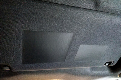 FORD F150/Raptor 2015-2024 SUN VISOR WARNING LABEL BLACKOUTS
