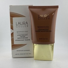 LAURA GELLER  QUENCH-N-TINT LIGHTWEIGHT TINTED MOISTURIZER  Deep 4oz