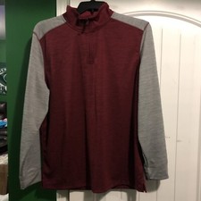 Club Room Mens 1/4-Zip Tech Pullover Sweater SIZE LARGE BRAND NEW 
