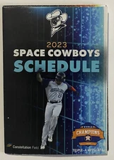 2023 Sugar Land Space Cowboys Schedule ⚾️ Cool Minor Baseball Sked ⚾️ NEW‼️‼️