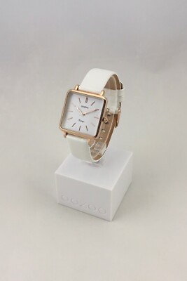 Oozoo Uhr Weiss Rosegold Oozoo Uhr Armbanduhr Watch Designuhr Weiß
