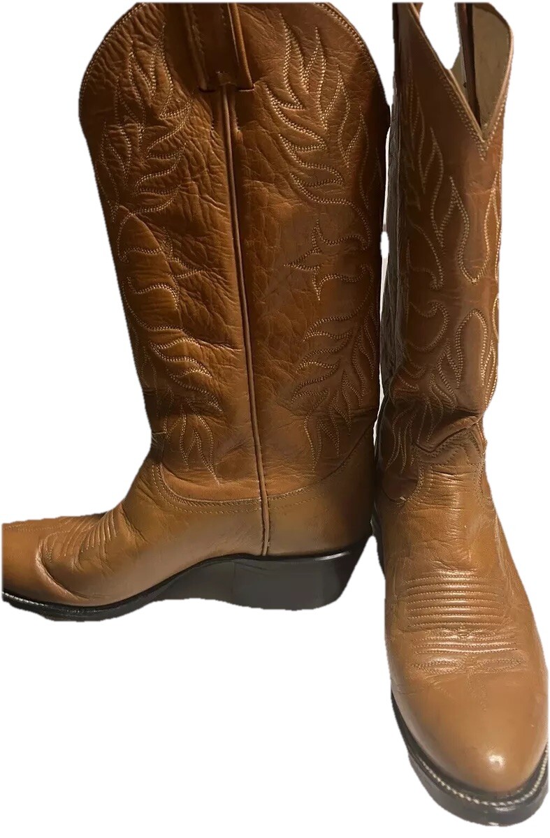 Bottes Western Tony Lama Femme – Taille 6C – Cuir Marron H3227