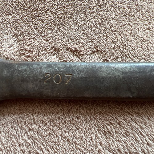 Vintage WILLIAMS 207 1-1/16" Rat Tail Spud Wrench Iron Workers Tool USA - Picture 3 of 11