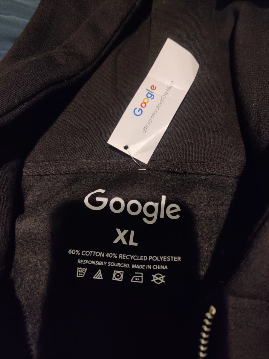 google zip up hoodie