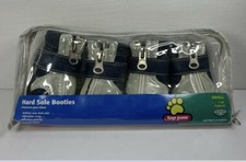 Top Paw: Hard Rubber Sole Dog Shoes/Booties W/ Reflective Straps Small 2.5" 