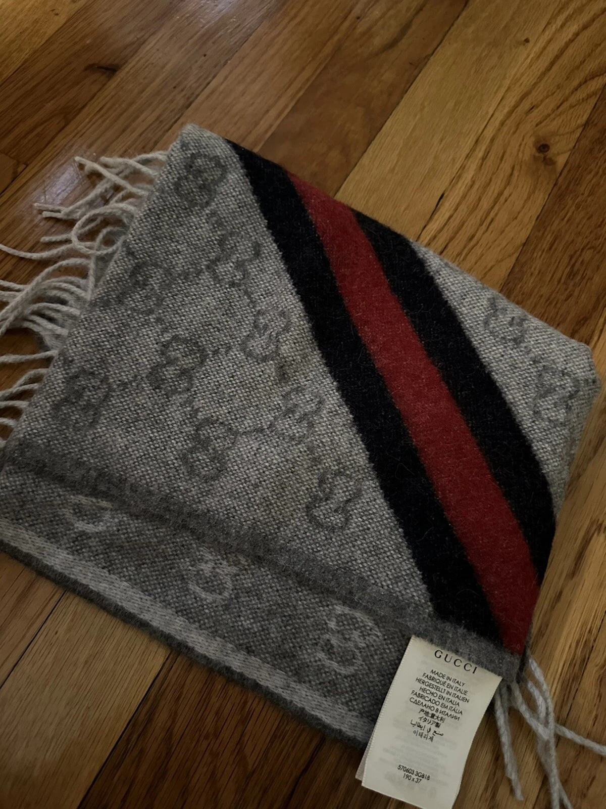 écharpe en laine gucci