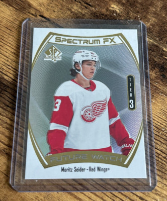 2021-22 SP Authentic FUTURE WATCH SPECTRUM Scratched Moritz Seider #S-98