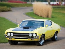 1970 Ford Torino Cobra 429 Scj L Poster 24 X 36 Inch Muscle Car 