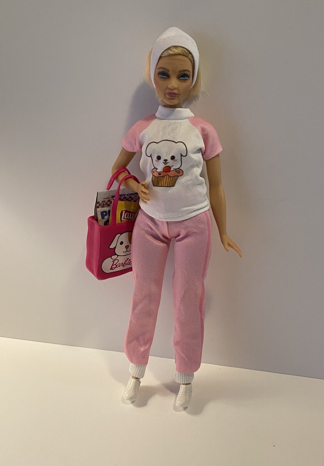 Grandma Barbie doll loves to volunteer at the animal shelter! OOAK! REDUCED!