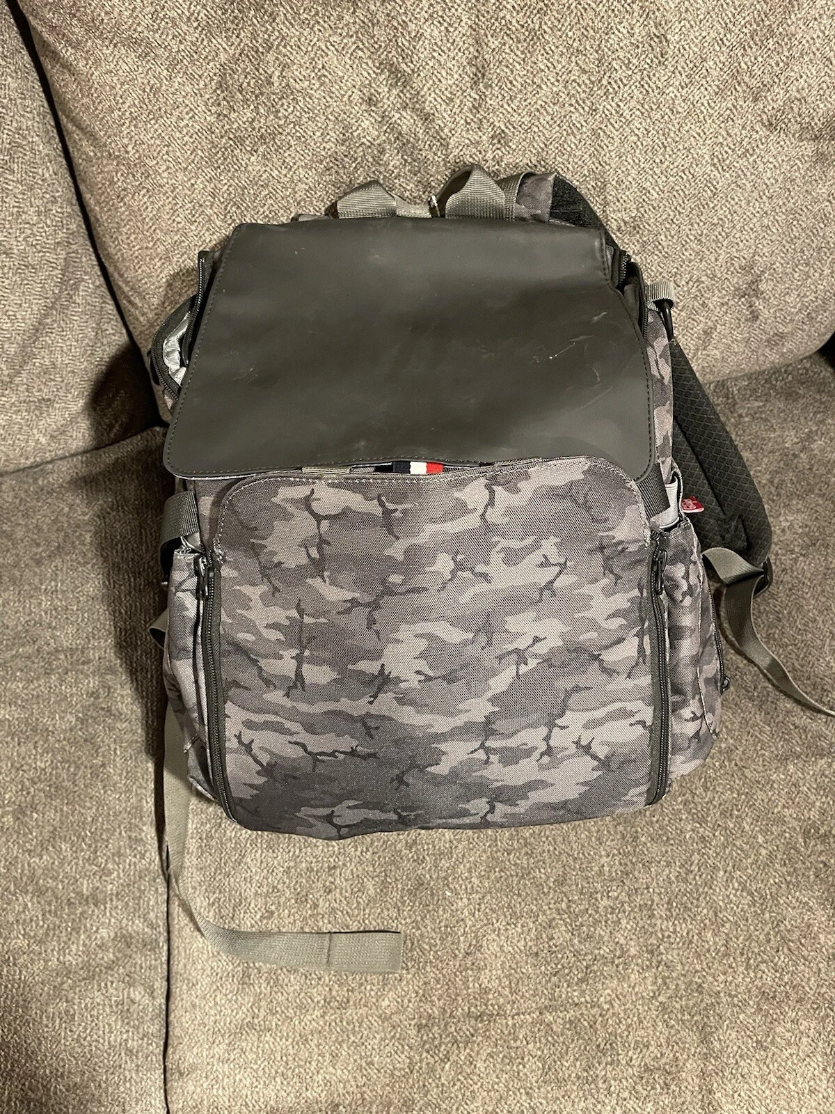 Diaper Bag 5 in 1 Backpack Set with In-built Booster Gillygro Camo