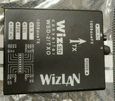 WizLAN WSD-2/TXO FE single-direction Transmit only transparent converter - NEW!