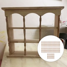 36 Pieces Unfinished Wood Baluster Spindles Kit for DIY Supplies 5.31" Length