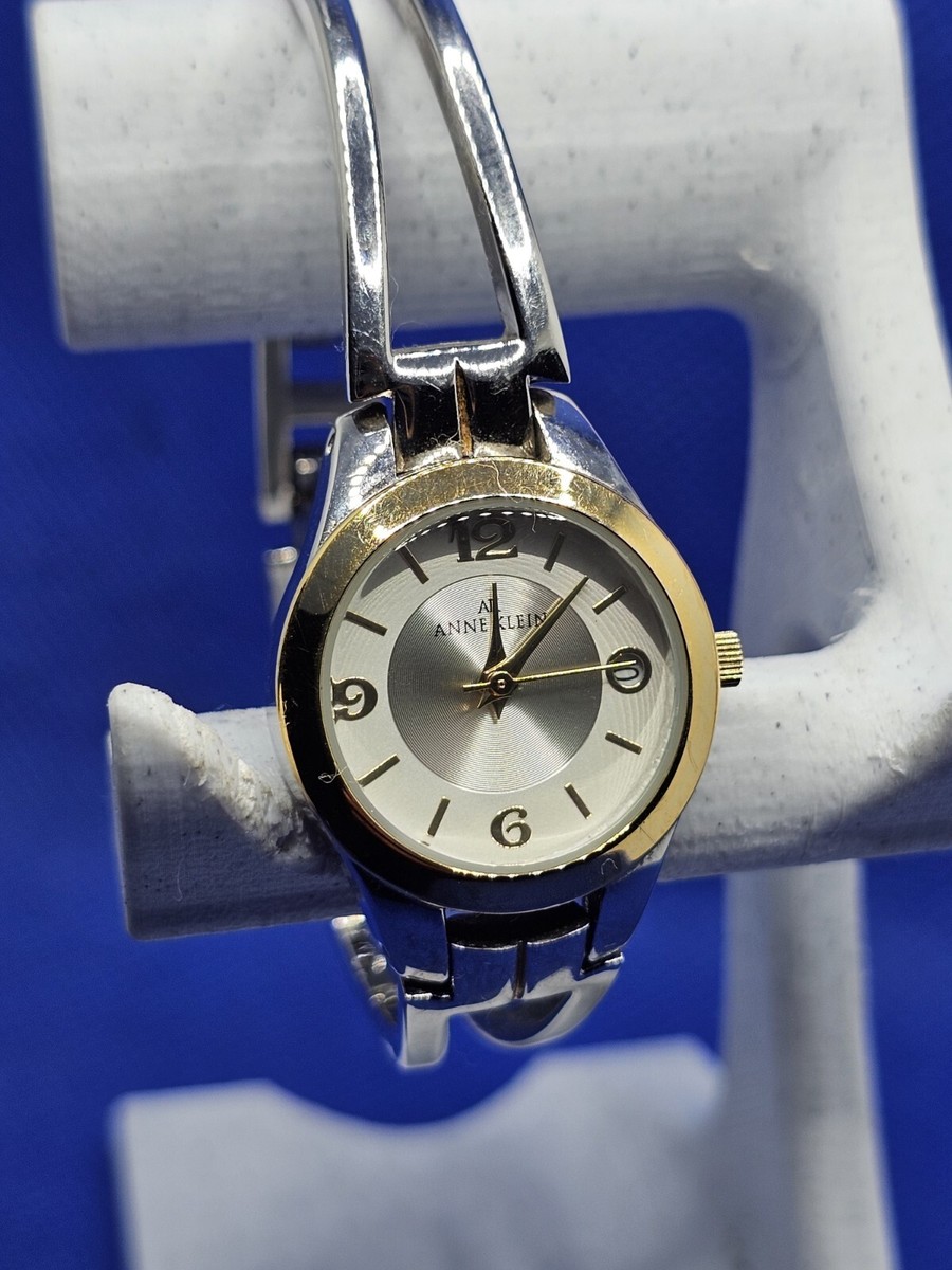 Anne Klein Vintage Silver Watch Vintage Silver-tone Anne Klein II Watch | Minimalist Ladies  main image 4