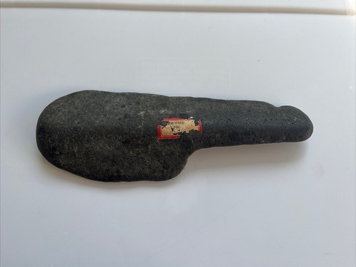 Native American Stone tool Axe/hammer -head Indian hand carved archaeology - Picture 3 of 16