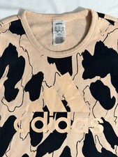 Adidas Originals Women's Small Leopard Print Crewneck Sweatshirt Streetwear