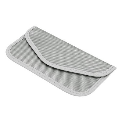 1 Pcs Faraday Bags, 7.7 x 4.3 Inch Phone Fob Protector Faraday Bags, Silver