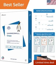 Vibrant Colorlok Technology Copy Paper - 20 lb, 8.5x14 Legal Size, 500 Sheets