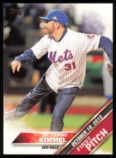 2016 Topps First Pitch #FP-2 Jimmy Kimmel New York Mets