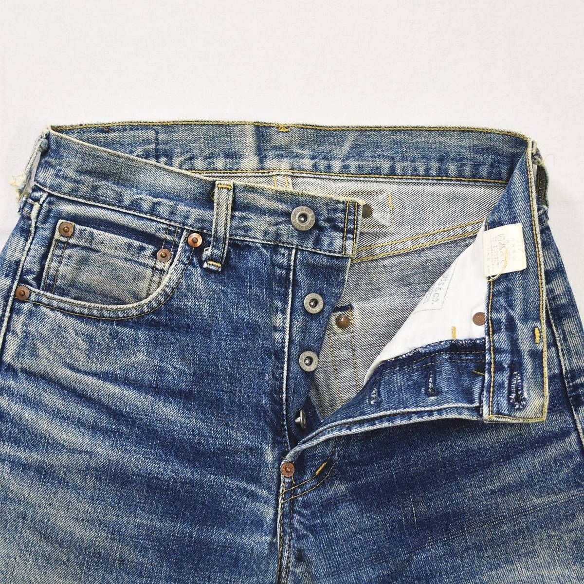 LEVI’S 702 XX W28 Levi's 702-XX Redline Selvedge Japan Reissue Cinch Back Jeans W28