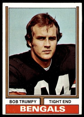 1974 Topps Bob Trumpy Football Cards #210