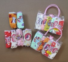 6 Pack Panties My Little Pony Girl's Briefs Underwear Kids' 3-14 Years