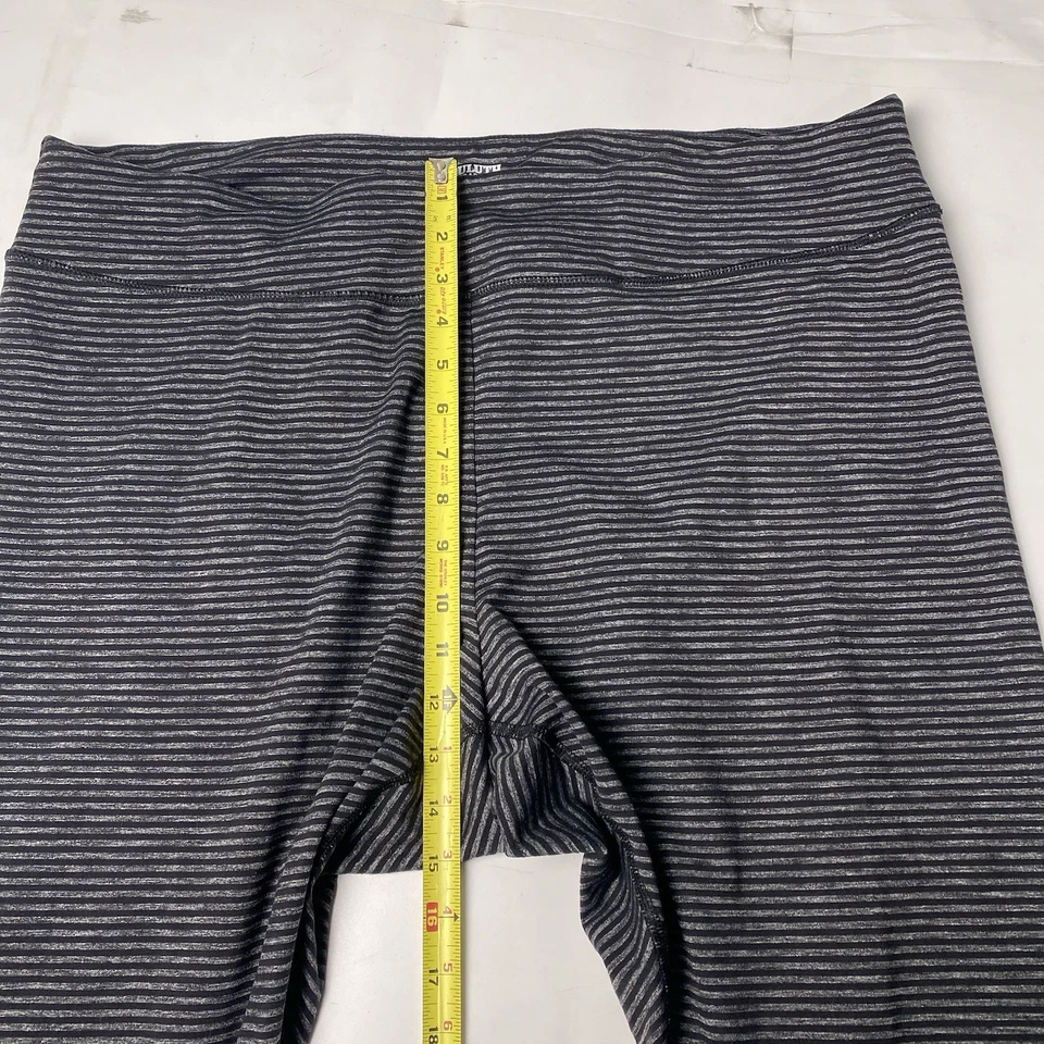 Pantalones deportivos para mujer Duluth Trading gris a rayas NoGA de nailon talla grande 3X Foto 3 de 4