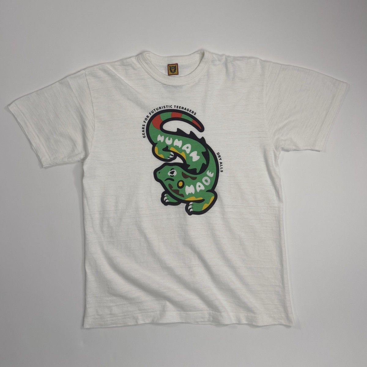 Human Made Lizard Graphic T-Shirt BBC Exclusive Tee White L (Pre 