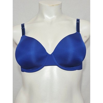 36DD Soma Vanishing Back 360 Perfect Coverage Underwire Bra Blue NWT